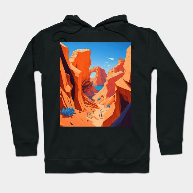 Antelope canyon Hoodie by fleurdesignart